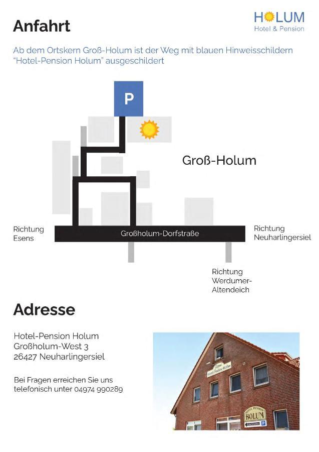 Garni Hotel-Pension Holum Neuharlingersiel Exterior foto